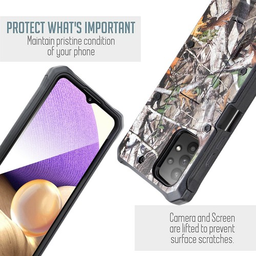 For Samsung Galaxy A32 5G Full Body Holster Phone Case w/Glass - Picture 8 of 18