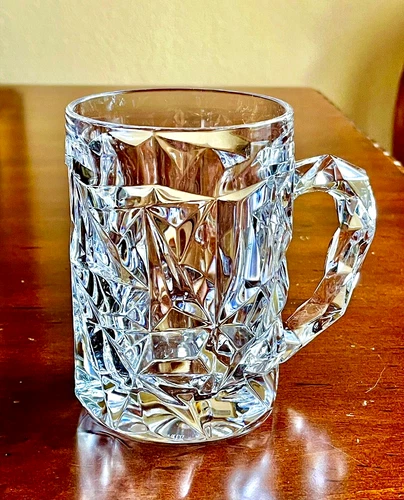 Clear Rock Cut Beer Mug by Tiffany & Co