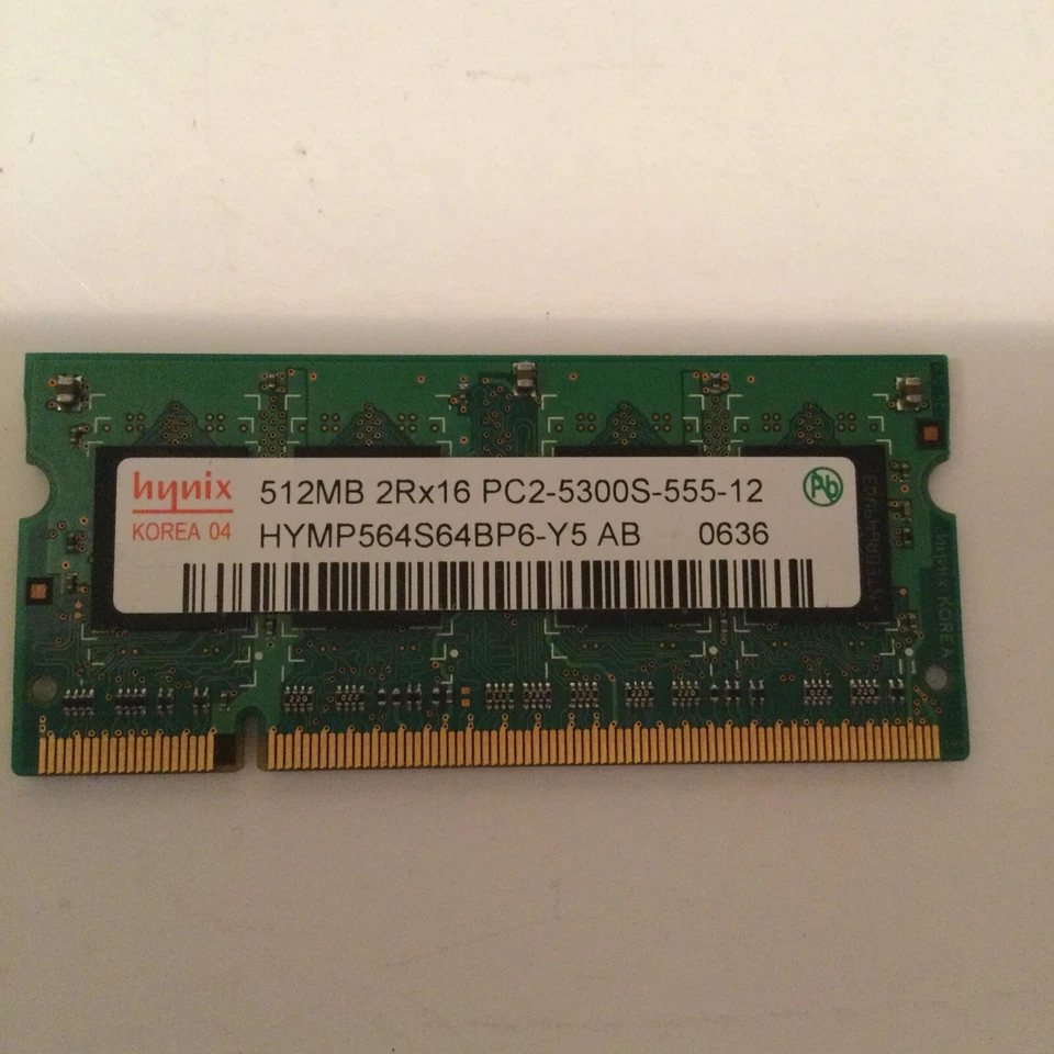 HYMP564S64BP6-Y5 HYNIX 512MB DDR2 Laptop Memory PC2-5300 - Image 4 of 4