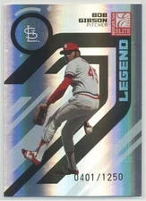Bob Gibson 2005 Donruss Elite Legend /1250 #151 St. Louis Cardinals
