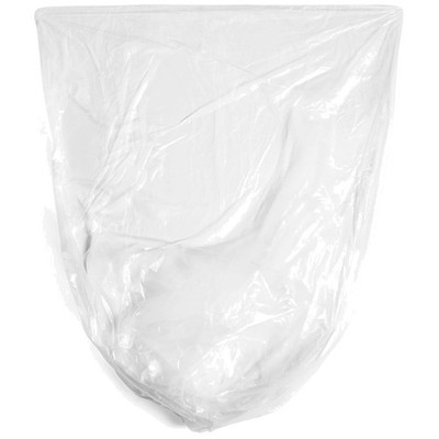 45 Gallon Clear Garbage Bags - Strong 12 Micron - 1000 Count
