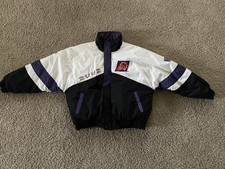 Vintage 90s NBA Pro Player Phoenix Suns Full Zip Jacket Basketball Jacket Sz XL