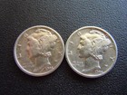 1944 S Mercury Dime Coin - 2 Coins #5 — photo 1