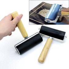 3 Pack Brayer Rollers with 3 Sizes for Crafting Brayer Rollers - Rubber Roller