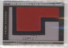 2011 Limited USA Baseball National Teams Prime 10/25 Trevor Clifton Patch a8r