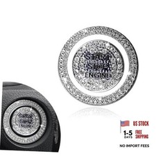 Bling Car One-Button Start Button Bezel Decor...