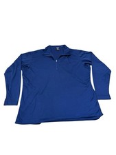 Vintage Patagonia Capilene 4 1/4 Zip Pullover Mens XL Navy Blue Grid Fleece 90s