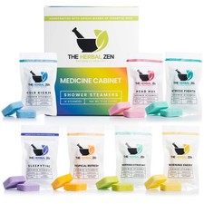 Shower Steamers Aromatherapy Tablets 14 Pack - 7 Pure Essential Oil Blends fo...