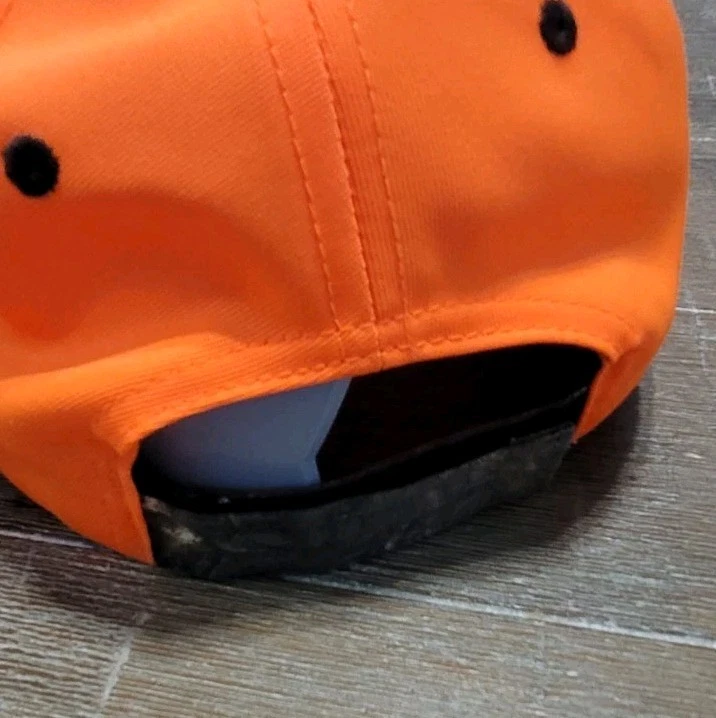 Mountain Dew迷彩帽霓虹橙色狩猎帽可调节迷彩 — 第 4/4 张图片