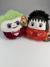 Squishmallows Beetlejuice 2 Movie 10  Collectible both Lydia and Beetlejuice 