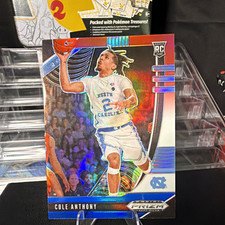 Panini 2020-21 Prizm Draft Picks Cole Anthony RC Rookie Card #49 NCAA. rookie card picture