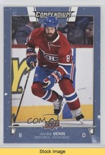 2017-18 Upper Deck Compendium Blue Jordie Benn #143 READ j1r