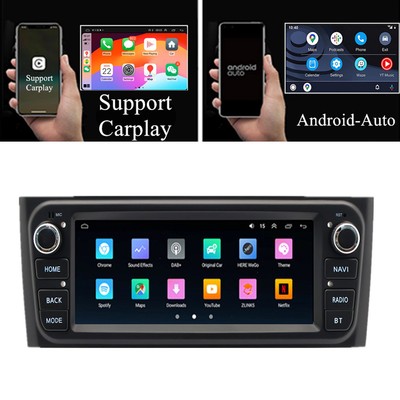 6.86'' Stereo Radio 2+32GB GPS Navigation For Fiat Grande Punto Linea 2007-2015