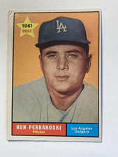 1961 Topps Baseball #525 Ron Perranoski SP High # Rookie Card-VG Dodgers. rookie card picture