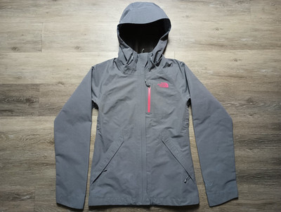 The North Face Womens Dryzzle Jacket Futurelight Gray Pink sz XS Gore Tex Shell