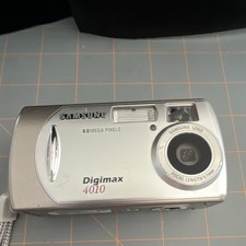 Samsung Digimax 4010 Silver Compact Digital Camera 4.0MP Flash LCD USB AA