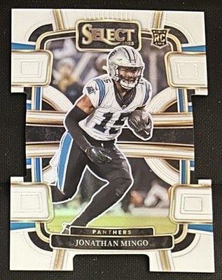 2023 Panini Select Concourse White Prizm Die-Cut /199 Jonathan Mingo RC #16