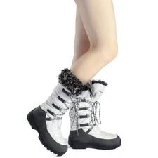 DREAM PAIRS Women Waterproof Insulated Snow Boots Zip Up Fur Lined Boots WINTER