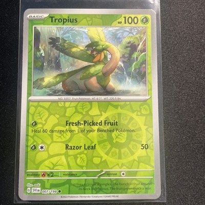 Tropius 007/198 - SV01: Scarlet & Violet Base Set REVERSE Holo NM