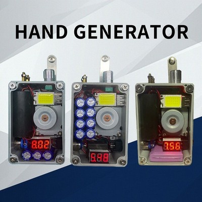 Outdoor Handkurbel Generator mit USB Aufladung und zum für pwm Dimmen für