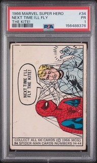 1966 MARVEL SUPER HEROES #34 NEXT TIME I'LL FLY THE KITE! PSA 1