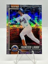 2026 Topps Series 1 Celebration Francisco Lindor #123 Opening Day Logos - Mets