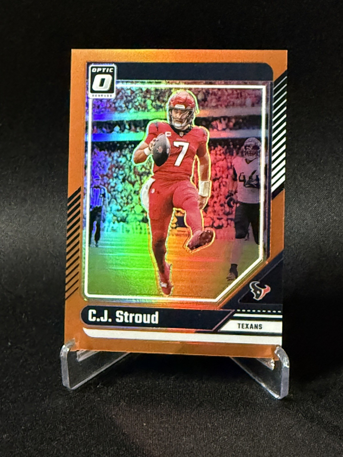 2024 Panini Donruss Optic - Orange Prizm C.J. Stroud #76 /249 Texans