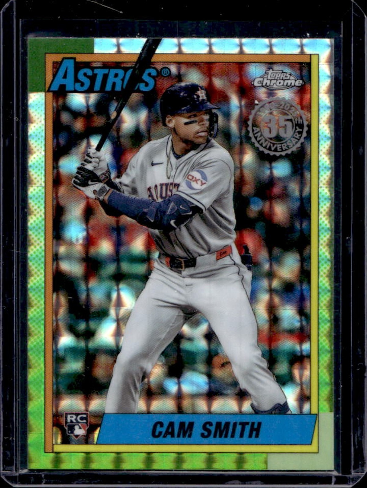 2025 Topps Chrome Update Cam Smith 1990 RC Geometric Refractor #90CU-15 Astros
