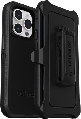 OtterBox DEFENDER SERIES Case & Holster for Apple iPhone 14 Pro - Black