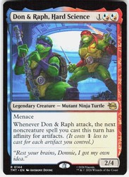 Don & Raph, Hard Science - Teenage Mutant Ninja Turtles (TMT) #144 Rare