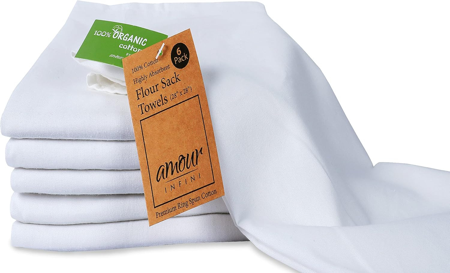 S Pack Of 6 - Tea Towel For Embroid