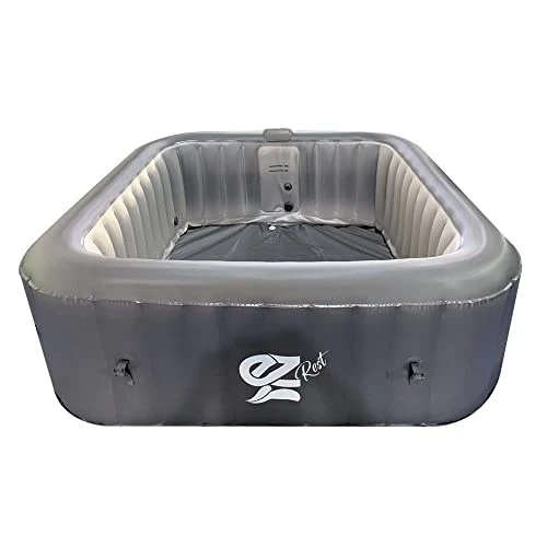 SereneLife Outdoor Portable Hot Tub 73''x73'' 6-Person Square - Scratch & Dent - Image 4 of 4