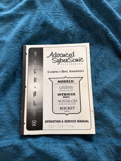 Cd 4b Cd db Cd 8b Manual for rockola jukebox