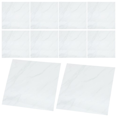 10 Pcs Marble Tiles Stickers Peel and Shower Furniture Wallpaper Decor