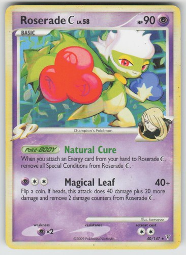 Roserade C 40/147 Rare Supreme Victors Pokemon HP