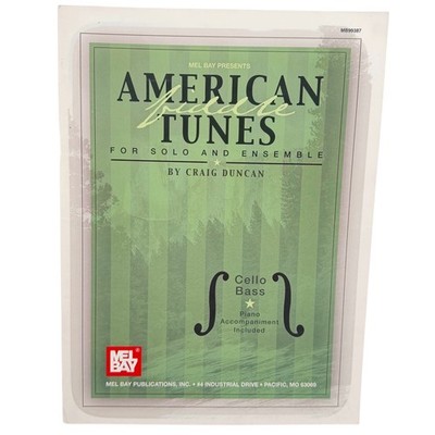 American Fiddle Tunes Cello Bass Piano Accompaniment Songbook Mel Bay 2003