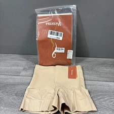 Werena Vogue Underwear Shapewear Tummy Control Size XSmall Beige NWT Boxer Style