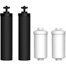 AQUA CREST Filters Replacements For Berkey® BB9-2&PF-2&Gravity Filter System