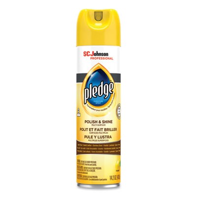 Pledge Furniture Polish, Lemon, 14.2 Oz Aerosol Spray 301168 SC  Pledge 301168