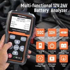 BT705 Car Battery Health Analyzer 12V 24V Cranking Charging System Tester