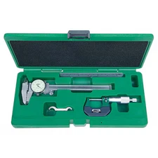 Insize 5003-1 Precision Meas.Tool Kit, Dial Caliper