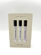 Salt & Stone Unisex Body Mist Perfume Cologne Discovery Set 10mL Black Rose Oud