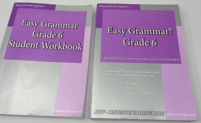 Easy Grammar 6 - Teacher Edition, Phillips &  Student Workbook Writing In 10%