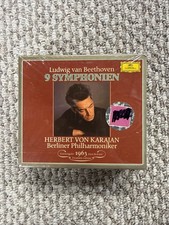Ludwig Van Beethoven 9 Symphonien Herbert Von Karajan 5 Disc CDs Preowned Ludwig Van Beethoven 9 Symphonien Herbert Von Karajan 5 Disc CDs Preowned