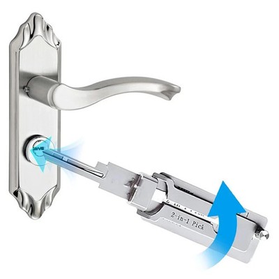 Hook And Pickup Tool Kit 2 In 1 Portable Lock Picking Set Ergonomic Handle
