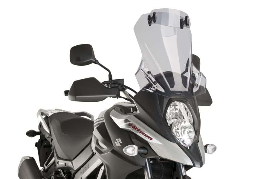 Puig Touring Screen With Visor | Light Smoke | Suzuki V-Strom 650 2017>Current