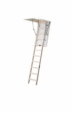 Insulated Loft Ladder Hatch Folding Kit 3 Section 12 Tread 26mm Ceiling Frame UK