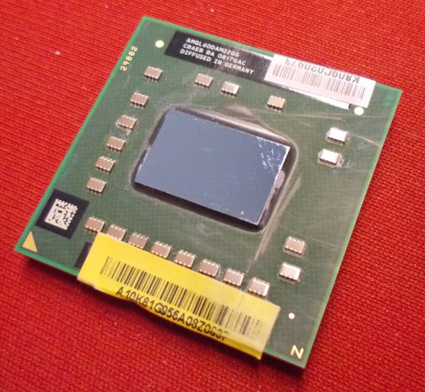 AMD Athlon 64 X2 QL-60 CPU 2-Core 1800 MHz 128 KB L2 Cache Socket