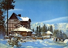 Hotel Cioplea Predeal Romania vintage postcard h728