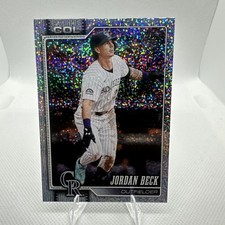 2026 Topps Series 1 #12 Jordan Beck Colorado Rockies Holofoil
